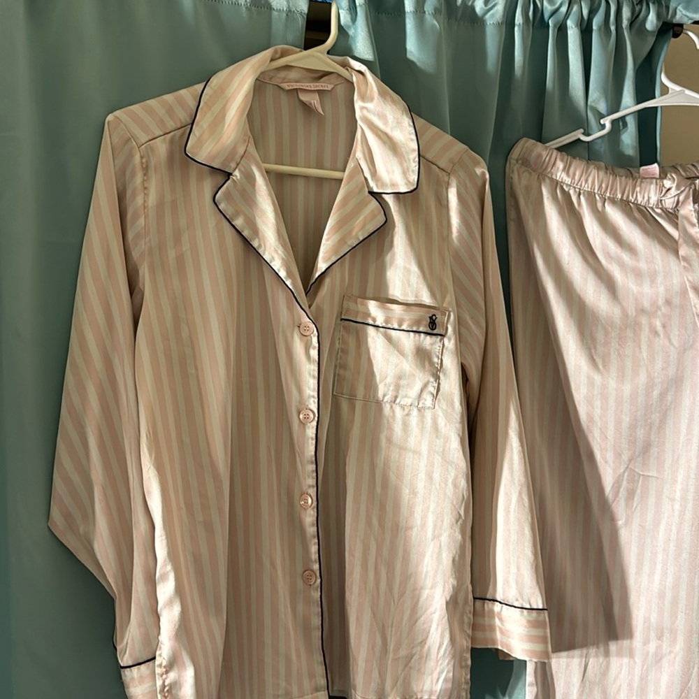 Victoria’s Secret long pants and sleeves pajama set.